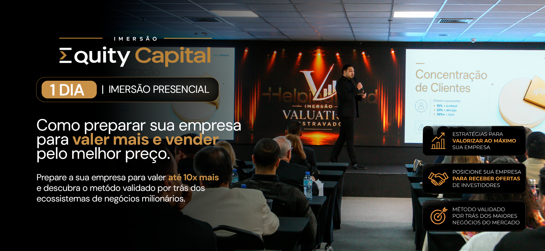 Imersão Equity Capital — Por que a maioria dos empresários perde valor ao vender sua empresa